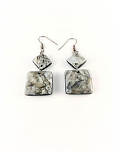 Load image into Gallery viewer, Black Lava Earrings