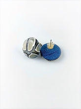 Load image into Gallery viewer, Big Blue Bubble Studs