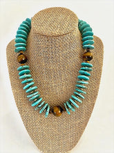Load image into Gallery viewer, Turquoise Accordion Laced