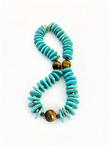 Turquoise Accordion Laced