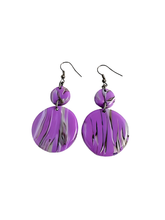Load image into Gallery viewer, Purple Sky Earrings