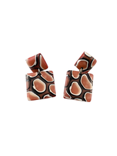 Load image into Gallery viewer, Red Bubble Earrings
