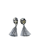 Load image into Gallery viewer, Blue Tassel Studs