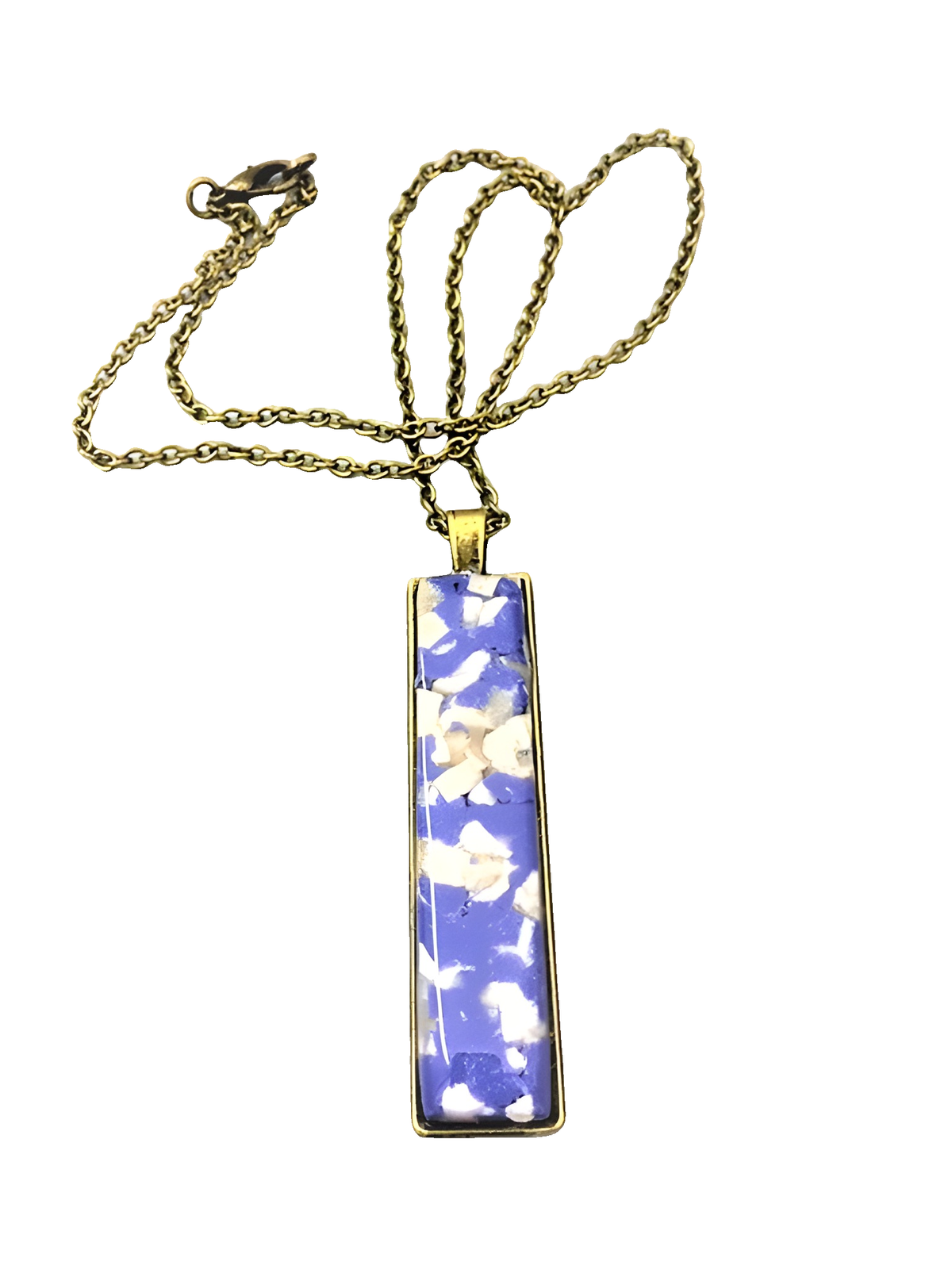 Lavendar Bits' n Pieces Necklace