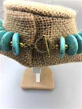 Load image into Gallery viewer, Turquoise Accordion Laced