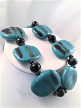 Load image into Gallery viewer, Turquoise Stripes