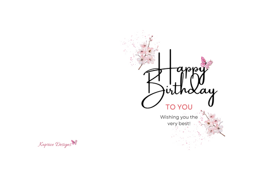 Happy Birthday To You