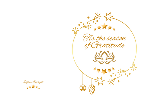 Tis The Season of Gratitude