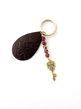 Load image into Gallery viewer, Red Bead Key Keychain